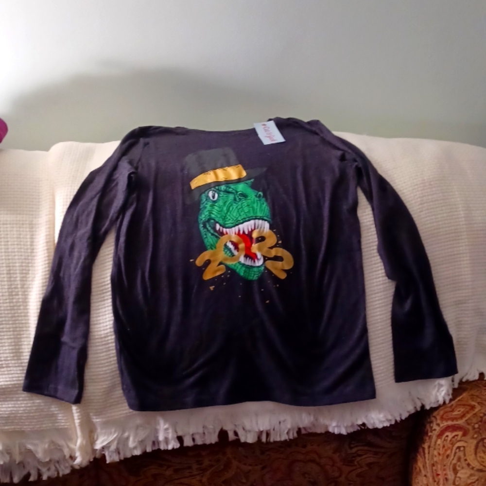 Brand new with tags cat and Jack boys large alligator 2022 long-sleeve shirt
